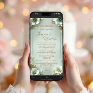 Invitatie Digitala Nunta ”Armonie Răcoritoare”